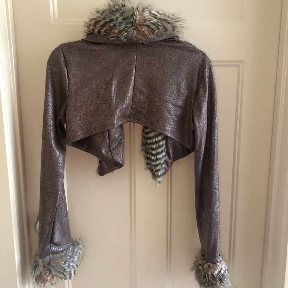 NWOT MATTE Brand 1992 Chocolate Jacket - Picture 6 of 9